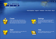 Alpha ZIP screenshot